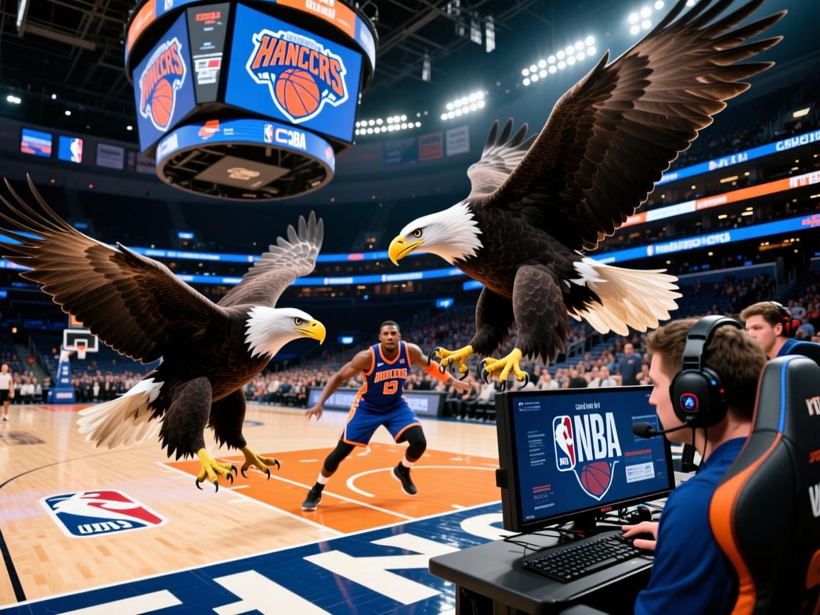 老鹰主场惊险击败尼克斯