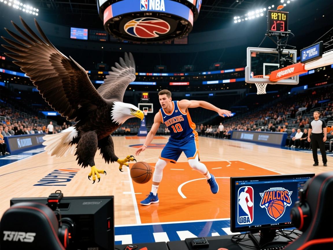 老鹰主场惊险击败尼克斯  第3张